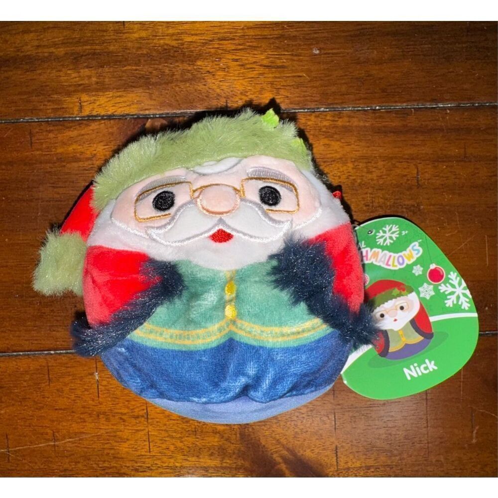 NWT Nick Santa Squishmallow Plush